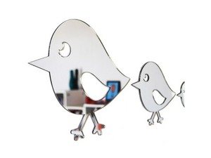 Monkey Caboose Pic 3 - Scoops Design Setof3 Bird Mirrors