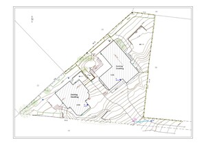 TopoSurveys - Land Surveyor Pic 2 - Feature Survey on lot with existing houses for architecturallandscape design