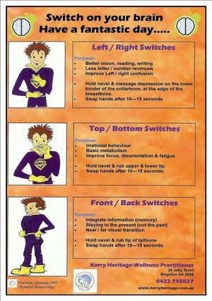 De-Stress and be HAPPY Pic 2 - Brain integration exercises Switch on your brain think clearly