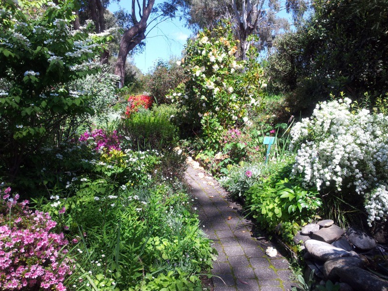 Kiewa Country Cottages Pic 2 - Reception path