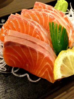 Sushi Tengoku Japanese Restaurant Pic 4 - Salmon Sashimi signature supersized