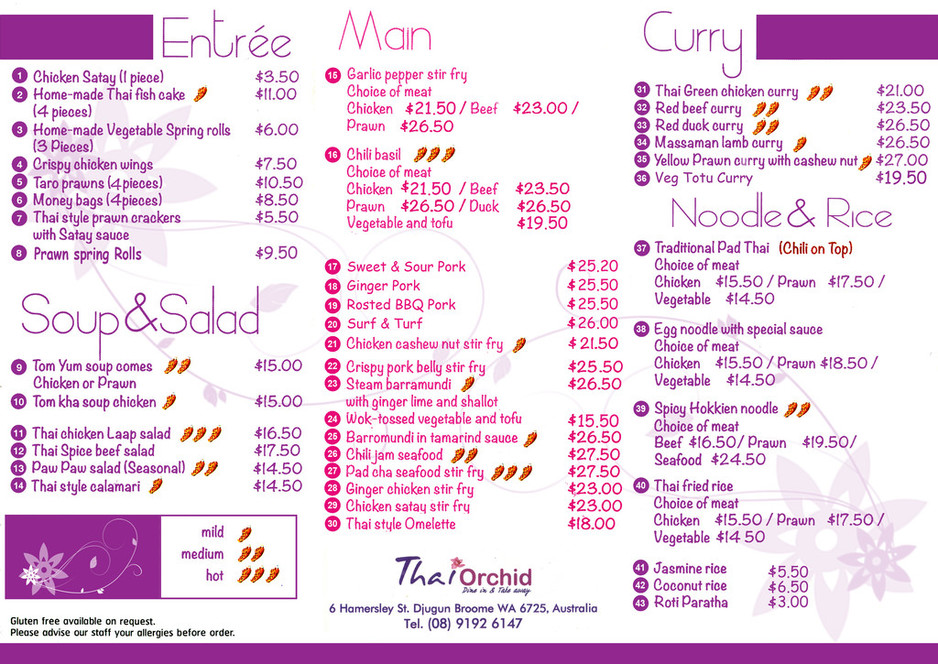 Thai Orchid Dine in & Takeaway Pic 1