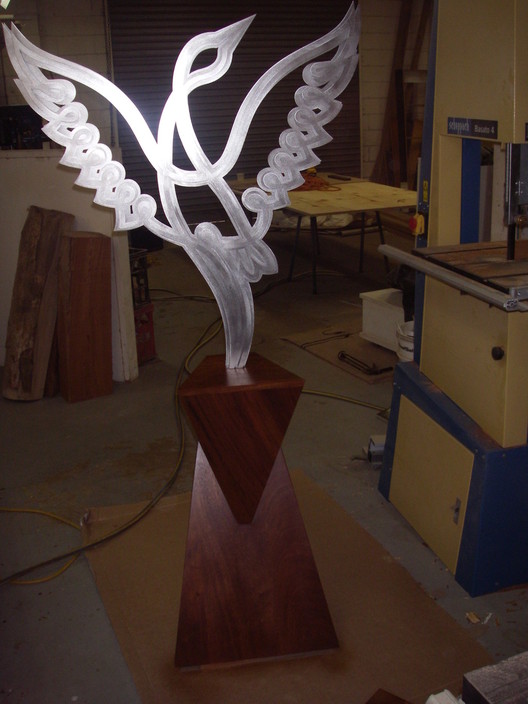 Naramaa Detail Joinery Pic 1 - Brolga Awards trophy