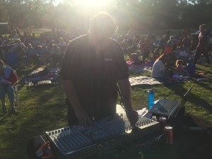 MDE Audio Pic 3 - Mixing In The Hot Sun