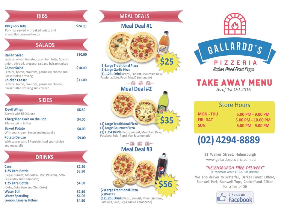 Gallardo's Italian Pizza Restaurant Pty Ltd Pic 1