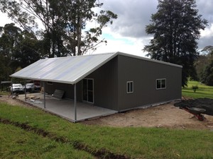 Ranbuild Pic 5 - Ranbuild Big G Skillion with 30 degree Carport