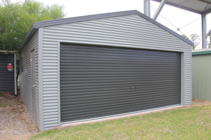 Ranbuild Pic 2 - Ranbuild Deluxe Garage with Horizontal Corrugated cladding