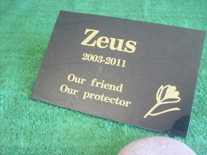 Stone Engraving Service Pic 4 - Pet memorial plaques