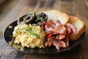 Angels Cafe Pic 2 - Big Breakfast we use free range eggs in all our produce