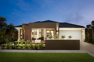 Carlisle Homes Ambrosia Estate, Cranbourne West Pic 3 - The Hansen with the Oakley facade on display at Ambrosia Cranbourne West