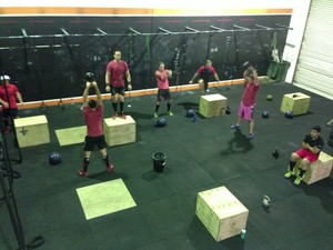 Hills Health and Fitness Pic 3 - Men and women training together team training CrossFit