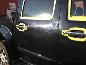 Wow  Car Buffing Services Pic 4 - Swirl marks before