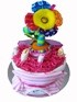 Nappy Rapz Pic 1 - flower garden nappy cake