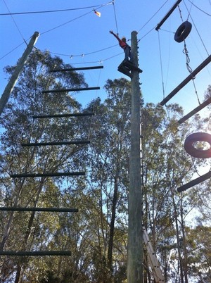 Camp Moogerah Pic 5 - High Ropes Challenge