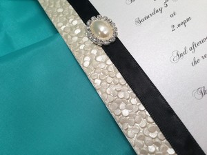 Designs By Yondi Pic 2 - Stunning trims and papers used to create the invitation of your dreams