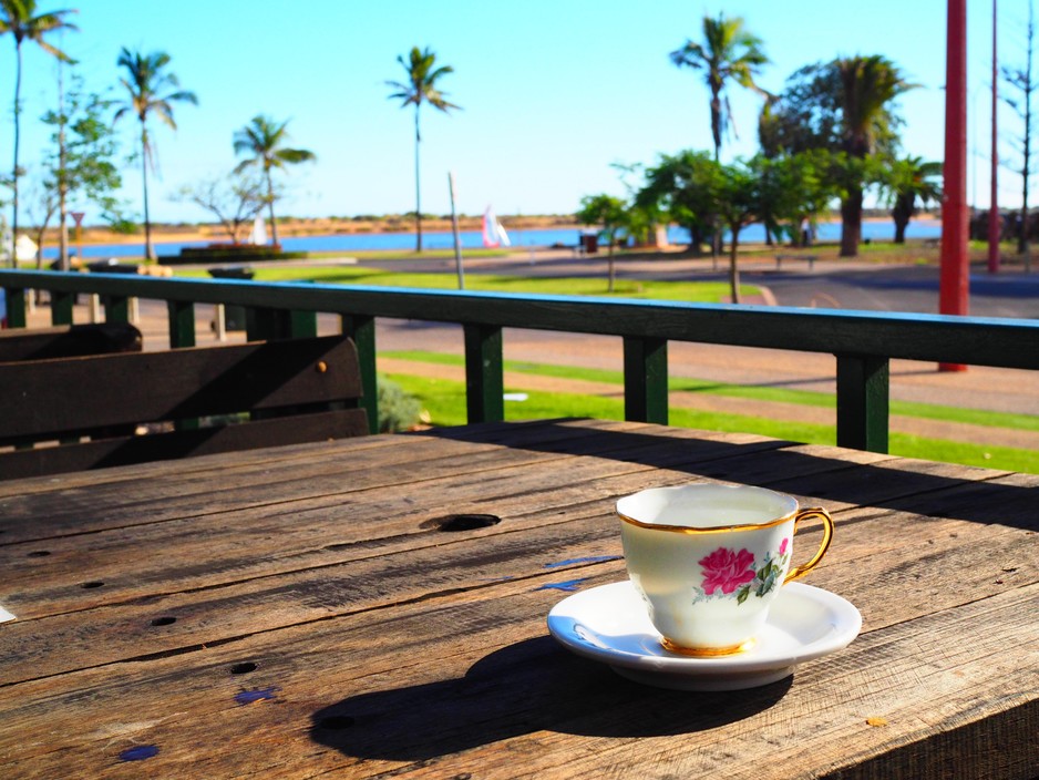 Old Post Office Cafe Pic 1 - sea view from the terrace