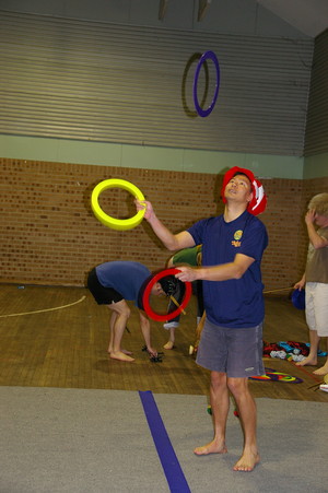 Aerialize Sydney Aerial Theatre Pic 4 - Participants in a corporate team building workshop