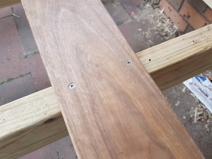 Winfield Construction - decking and carpentry Pic 3 - All our screw lines are evenly spaced and dead straight