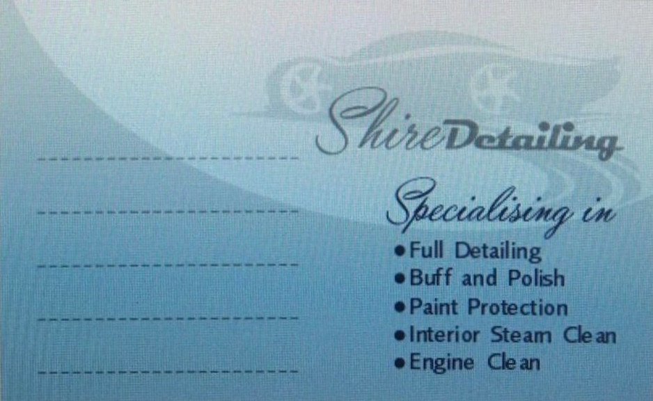 Shire Detailing Pic 2 - Car Detailing Specialists