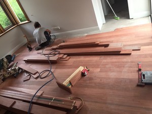 Timberland Flooring Pic 5 - solid timber installation