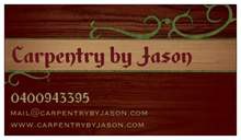 Carpentry by Jason Pic 1 - Business Card