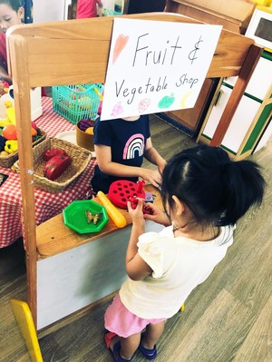 Flourish Early Learning Centre (Formerly Southern Cross Child Care and Preschool) Pic 5 - The best childcare in Hurstville area Our Preschool children made a healthy shop