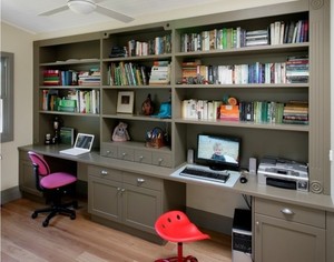 Nouvelle Designer Kitchens Pic 4 - Custom built study