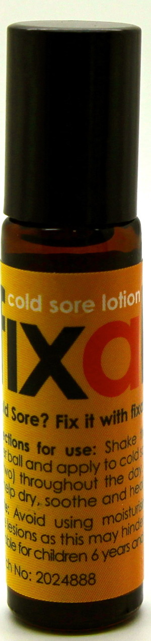 Fixalip Cold Sore Lotion Pic 3 - Fixalip Cold Sore lotion bottle