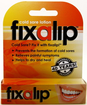 Fixalip Cold Sore Lotion Pic 2 - Fixalip cold sore lotion packet