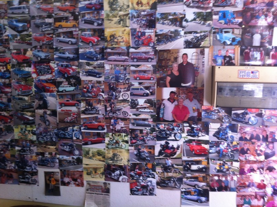 Bolwarra General Store & Cafe Pic 2 - This pinboard gives the store a special character