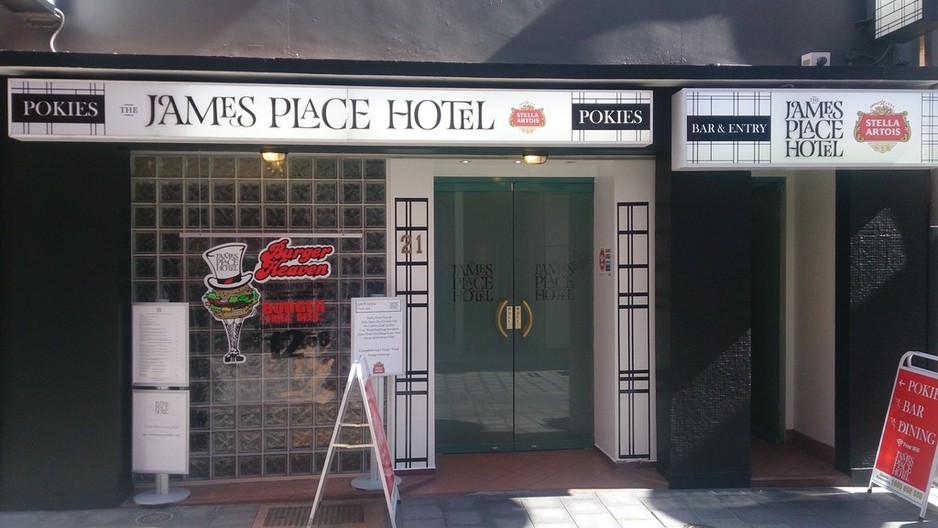 The James Place Hotel Pic 2 - The entrance on James Place