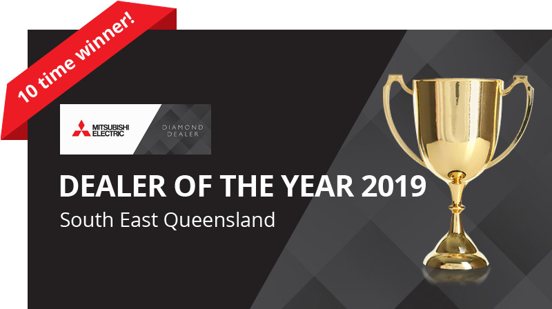 Tri-Tech Air Conditioning Pic 1 - Mitsubishi Electric South East Queensland Dealer of the Year 2019 very proud of our team