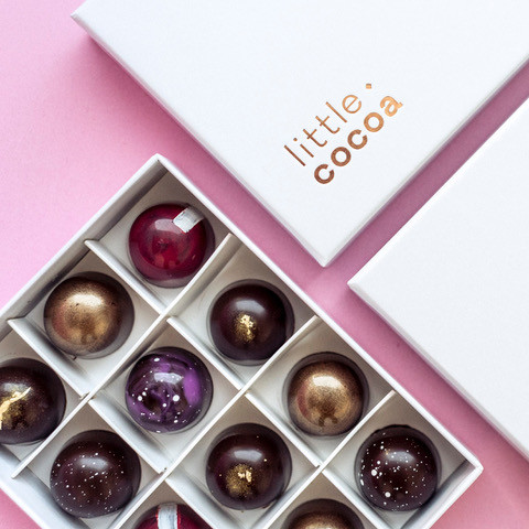 Little Cocoa Pic 1 - 12piece chocolate praline gift box