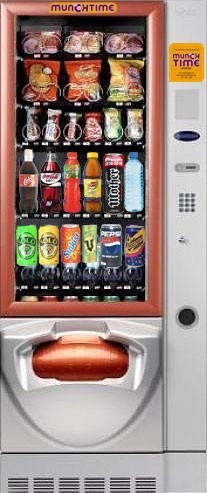 Munchtime Vending Pic 1 - Get a free combo vending machine for your work place