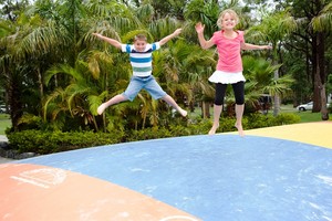 NRMA Darlington Beach Holiday Resort Pic 4 - Jumping pillow for the kids