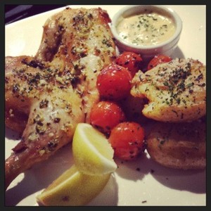 Cafe New York Grill Pic 3 - Organic Chicken flavoured with herbs