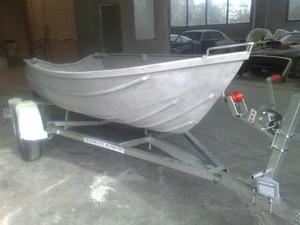 Advanced Blasting and Powder Coating Pic 4 - Boat blasted