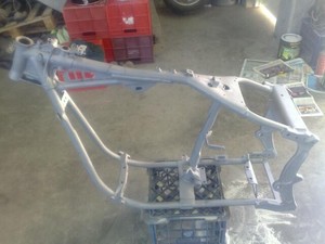 Advanced Blasting and Powder Coating Pic 3 - Chopper frame blast