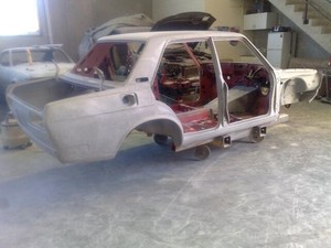 Advanced Blasting and Powder Coating Pic 5 - Datsun 1600 blasted