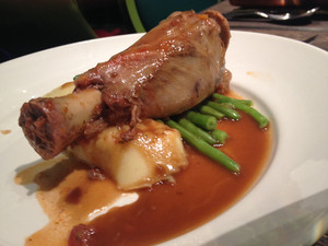 Margo's Pic 3 - Braised veal shank was tasty but just warm in temperature