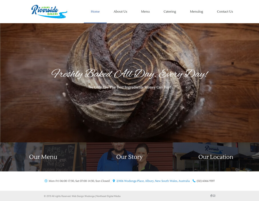 Northeast Digital Media Pic 1 - Bakery Website Custom Designed Delivered Business exposure has increased significantly in the area