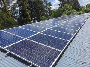 Abigail Group Pic 2 - Solar panels we installed