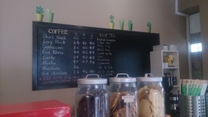 City Limits Cafe Pic 3 - The menu board