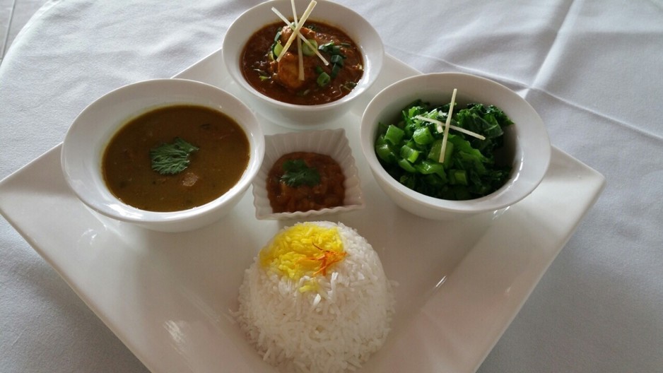 Gurkhas Pic 1 - Traditional platter of Nepal