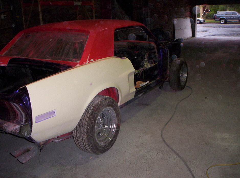 MUSCLE AND POMP CLASSIC CAR RESTORATIONS Pic 1 - Mustang before