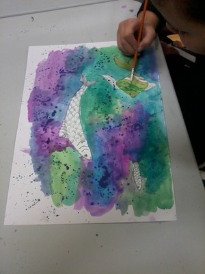 Splat Art School Pic 2 - Painting drawing and more with Bec