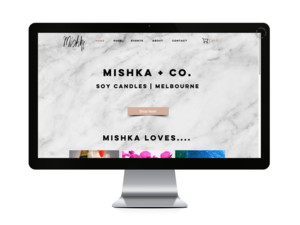 Basek Graphic Design Pic 3 - New brand identity for hand made soy candle company Mishka Co based in Melbourne Victoria