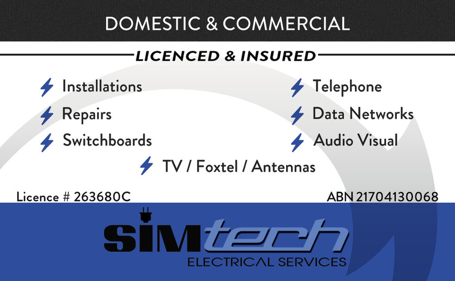 Simtech Electrical Services Pic 1