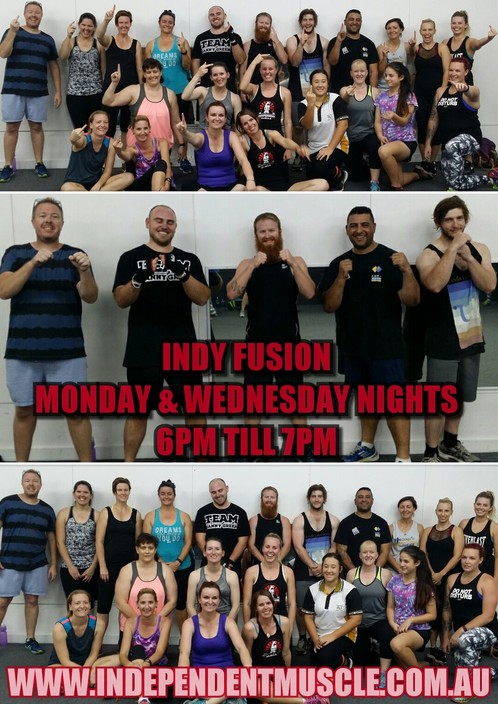 Independent Muscle Pic 1 - INDY FUSION CLASS 6PM MONDAY AND WEDNESDAY