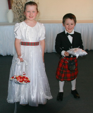 Evans Photographic Services Pic 3 - scottish weddingpage boy flower girl in brisbane